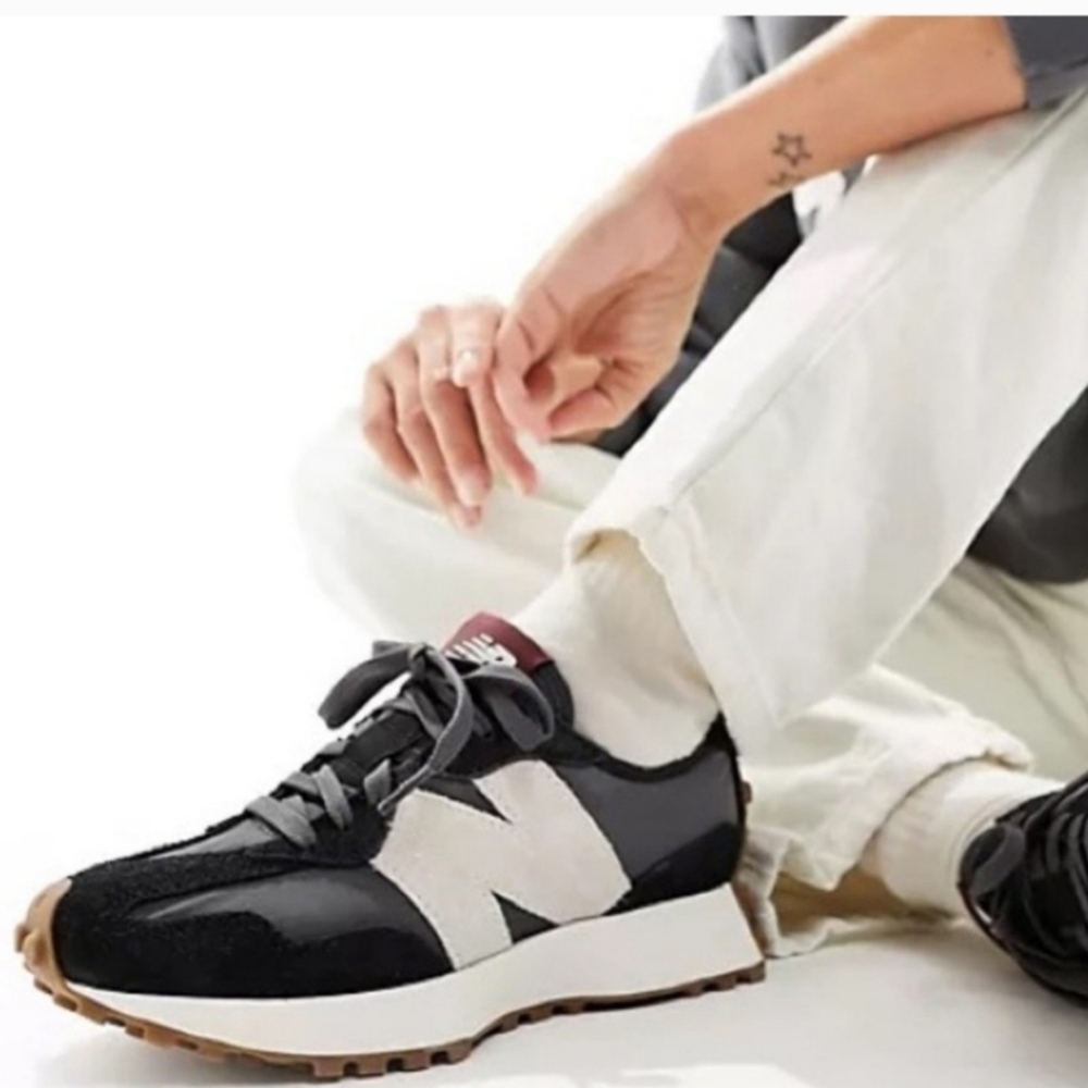 New Balance Black and White Sneakers